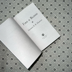 fire and blood a song of ice and fire by george r r martin
