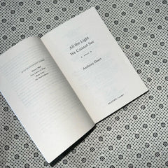 all the light we cannot see by anthony doerr