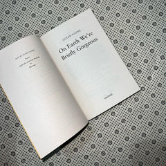 on earth were briefly gorgeous the sunday times bestseller by ocean vuong