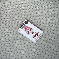 one of us is lying one of us is lying book 1 coloured edges by karen m mcmanus