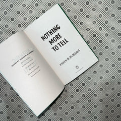 nothing more to tell coloured edges by karen m mcmanus