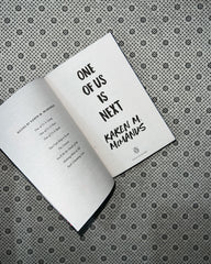 ONE OF US IS NEXT: One Of Us Is Lying (Book 2) by Karen M. McManus
