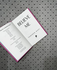BELIEVE ME: Shatter Me Novella (Collectors Editions) by Tahereh Mafi