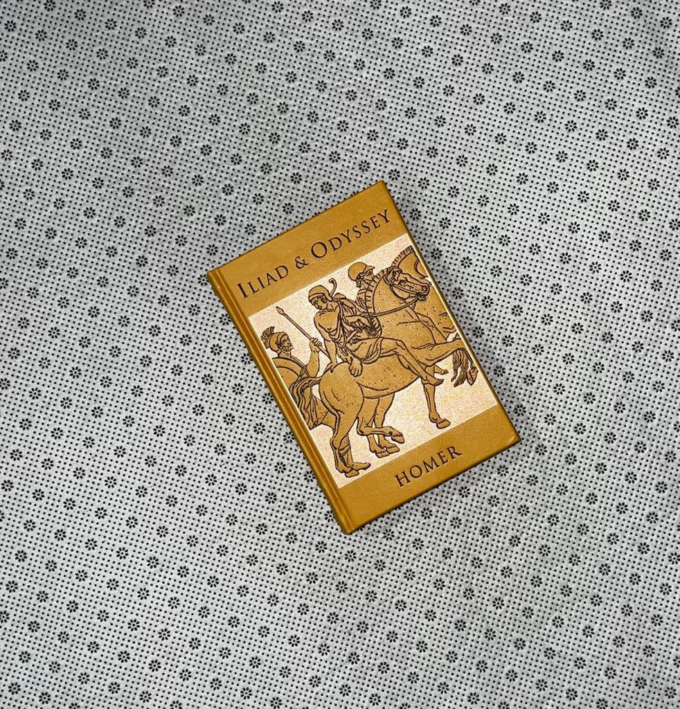 iliad and odyssey leather bound edition by homer