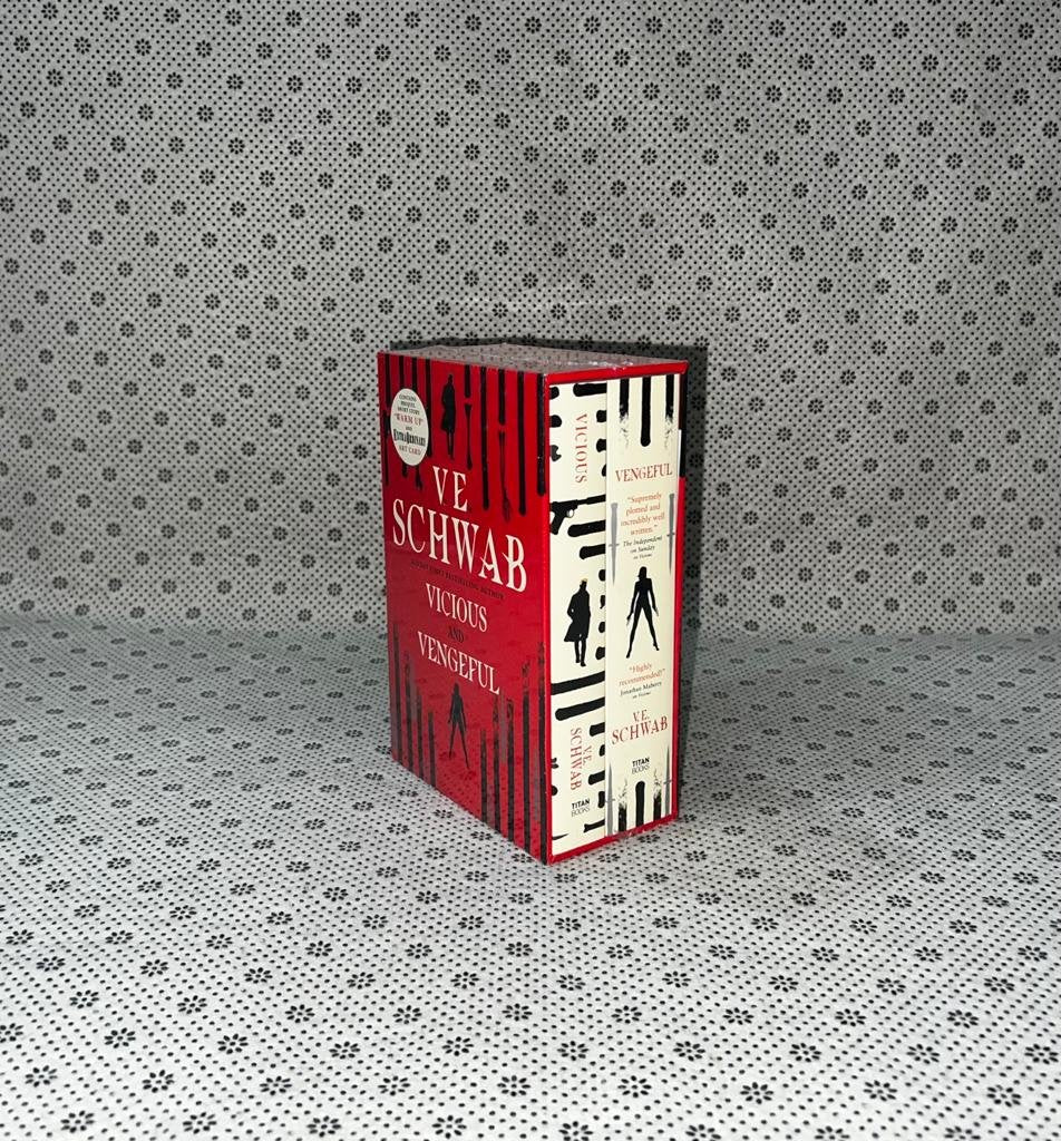 vicious and vengeful slipcase edition by v e schwab