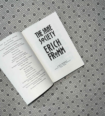 the sane society by erich fromm