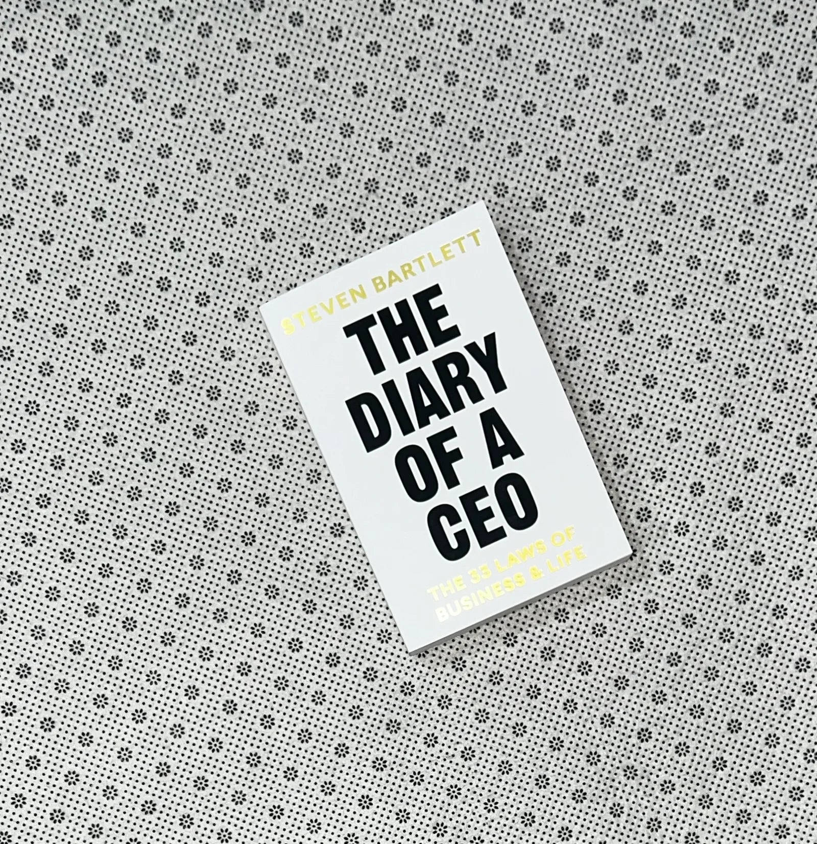 the diary of a ceo the 33 laws of business and life by steven bartlett