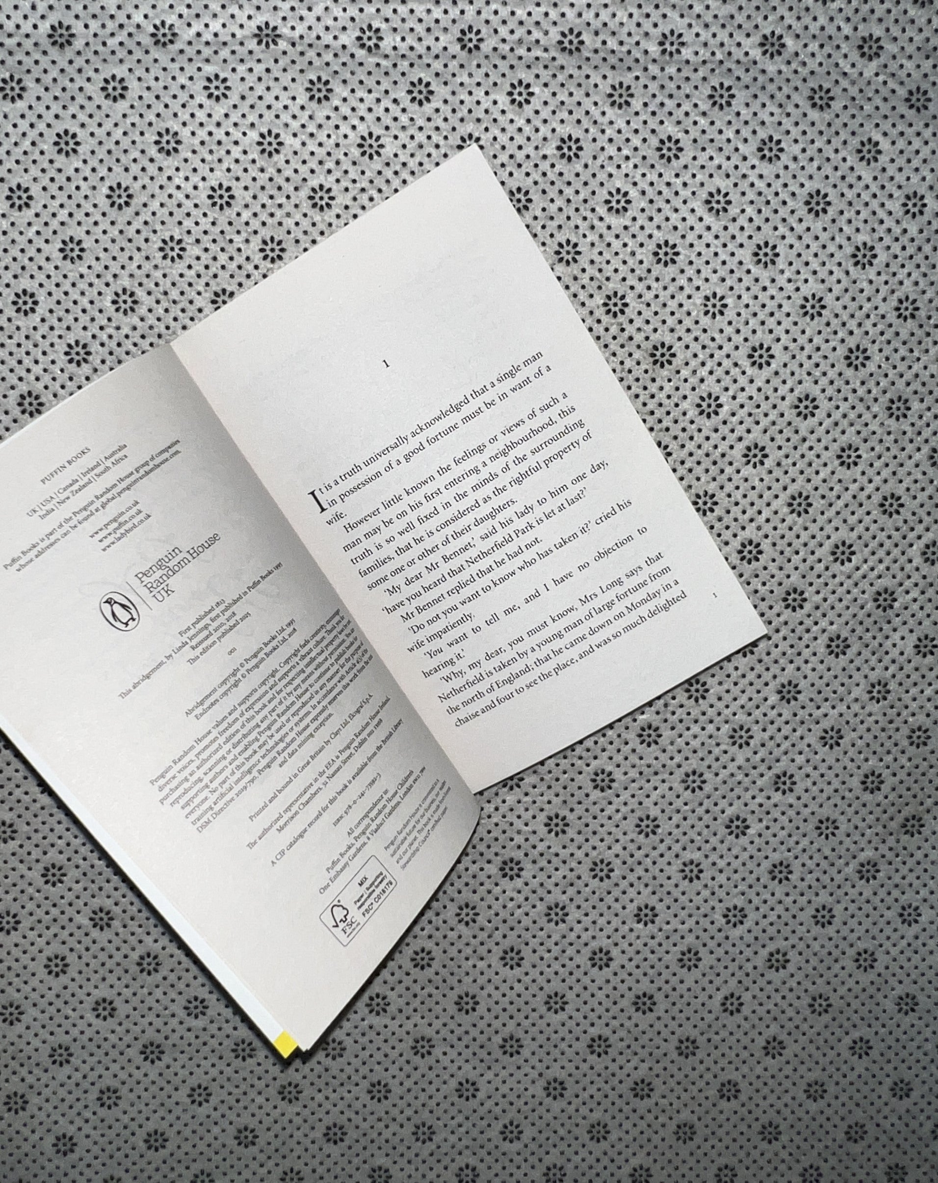 PRIDE AND PREJUDICE by Jane Austen