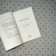 the sun also rises by ernest hemingway