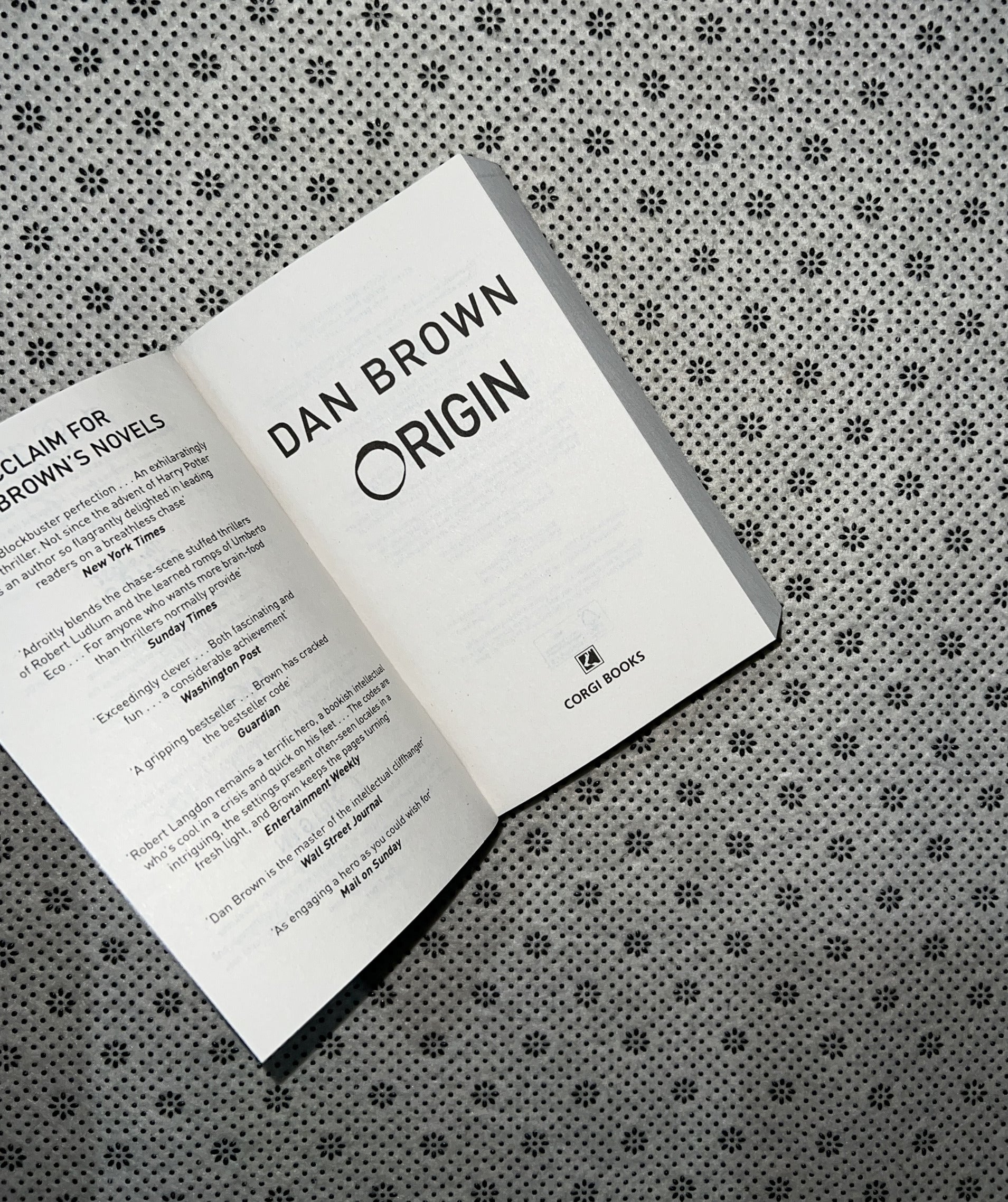 ORIGIN: Robert Langdon Series (Book 5) by Dan Brown