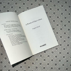 a room of ones own by virginia woolf
