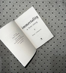 immortality a love story series book 2 by dana schwartz 1