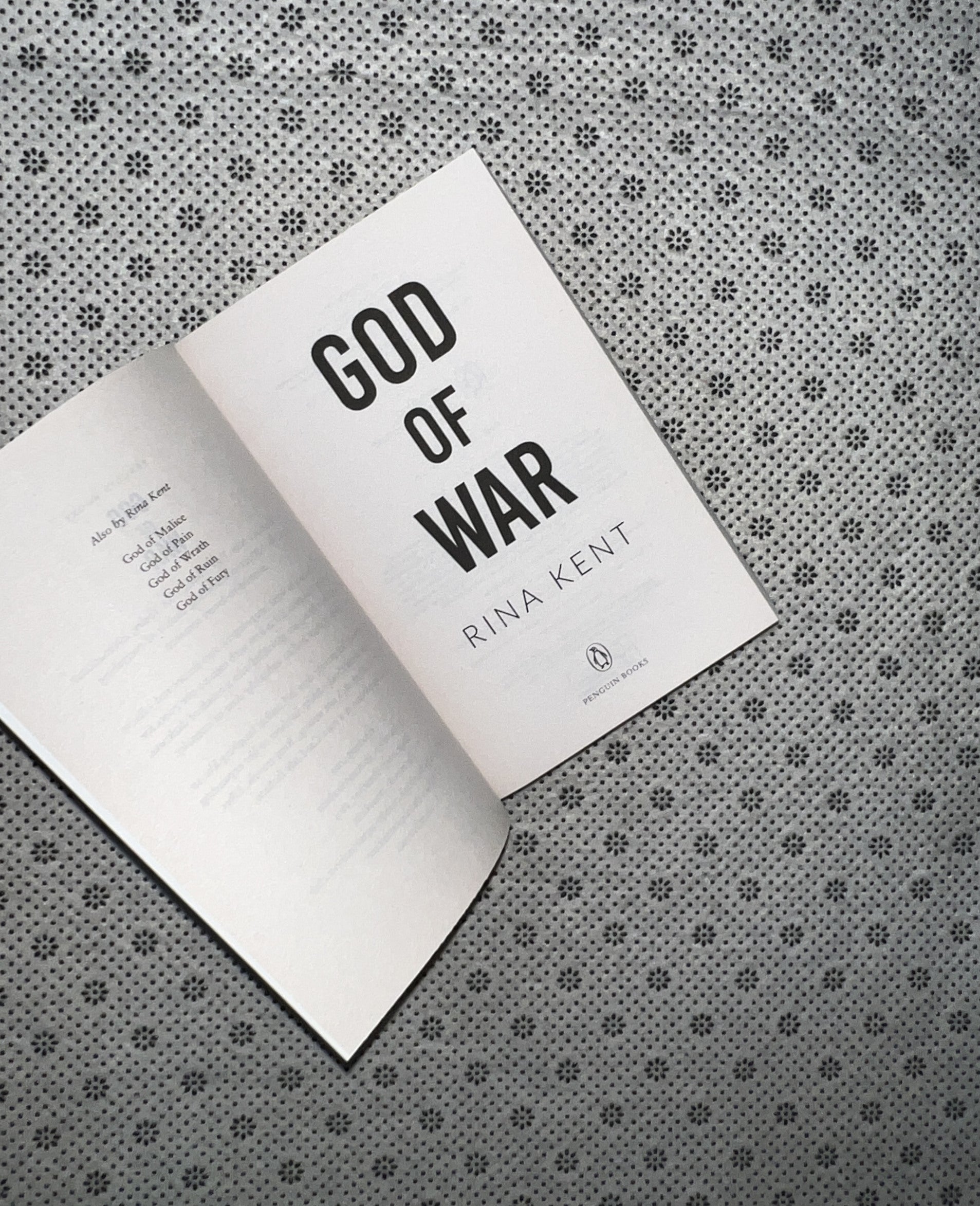 GOD OF WAR: Legacy Of Gods series (Book 6) by Rina Kent