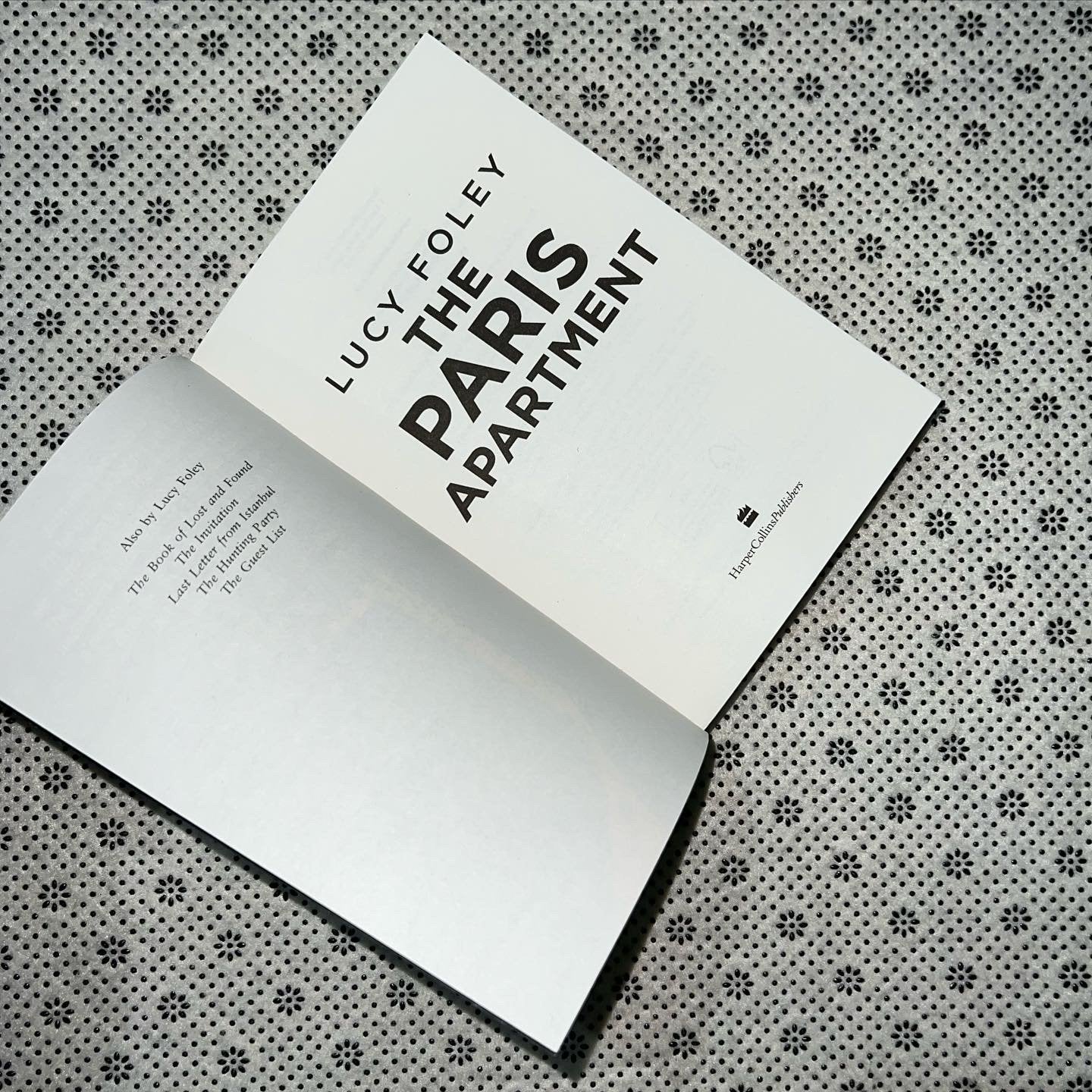 the paris apartment by lucy foley