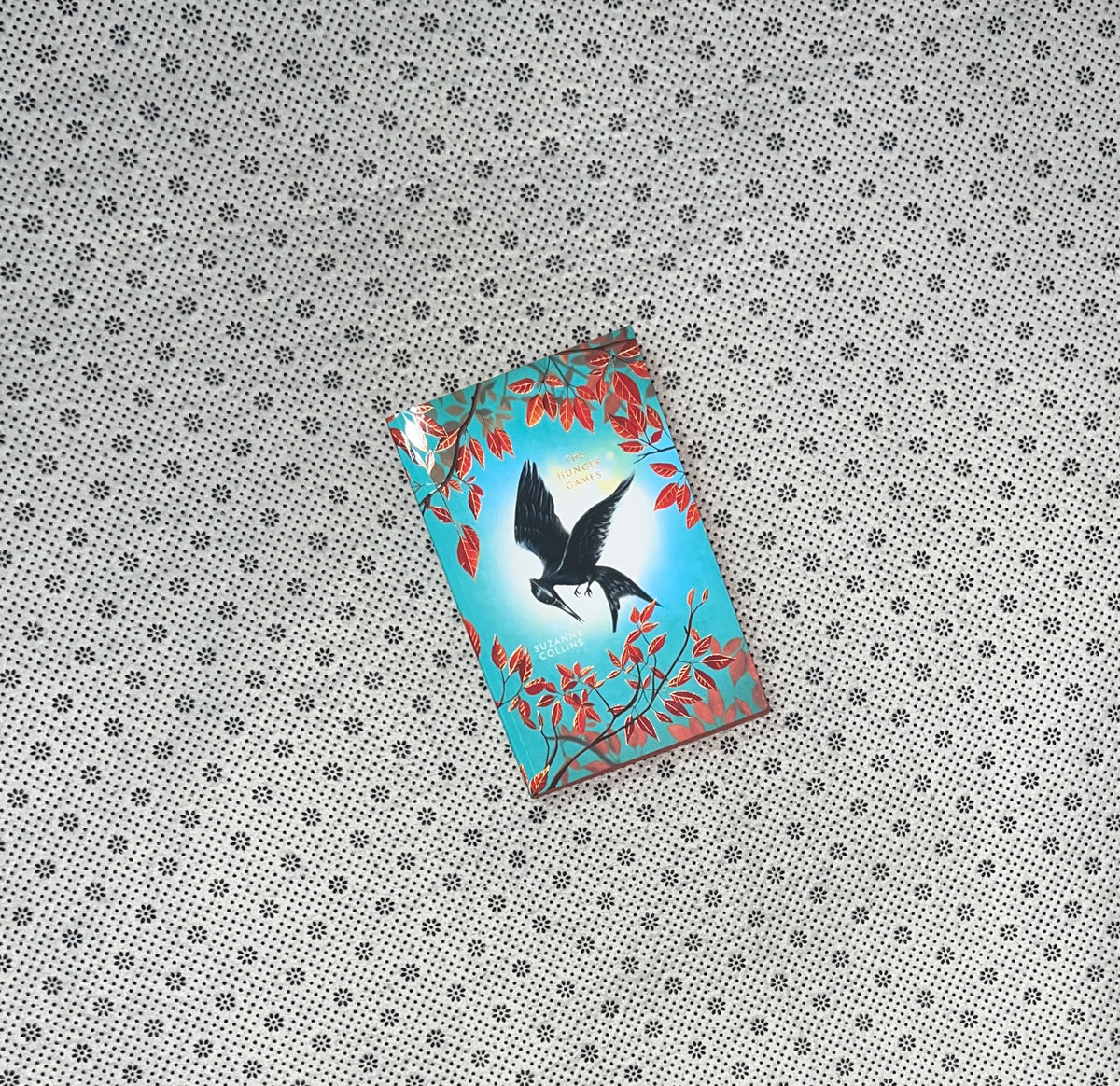 THE HUNGER GAMES: The Hunger Games SERIES (Book 1) (The Deluxe Edition, a Stunningly Designed With Patterned Edge!) by Suzanne Collins