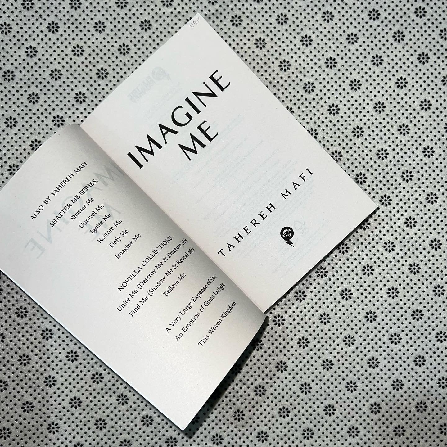 imagine me shatter me series book 6 by tahereh mafi