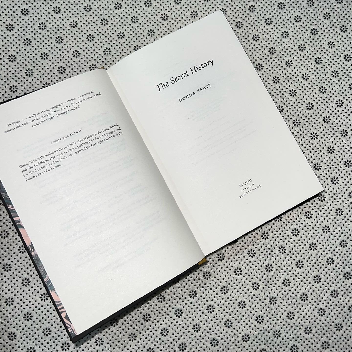 the secret history 30th anniversary edition by donna tartt