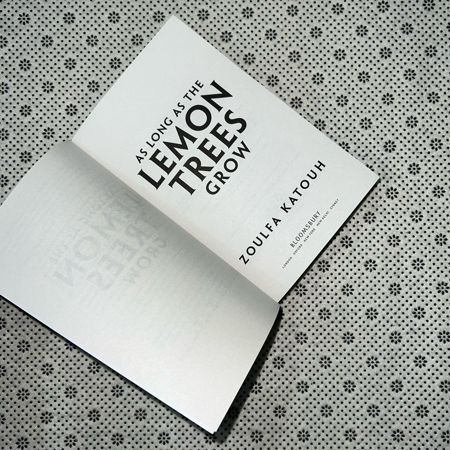as long as the lemon trees grow by zoulfa katouh