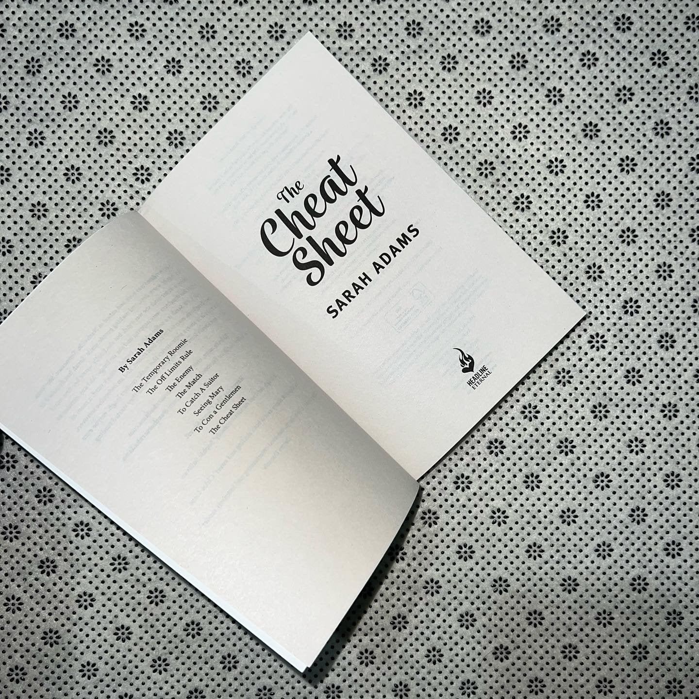 the cheat sheet by sarah adams