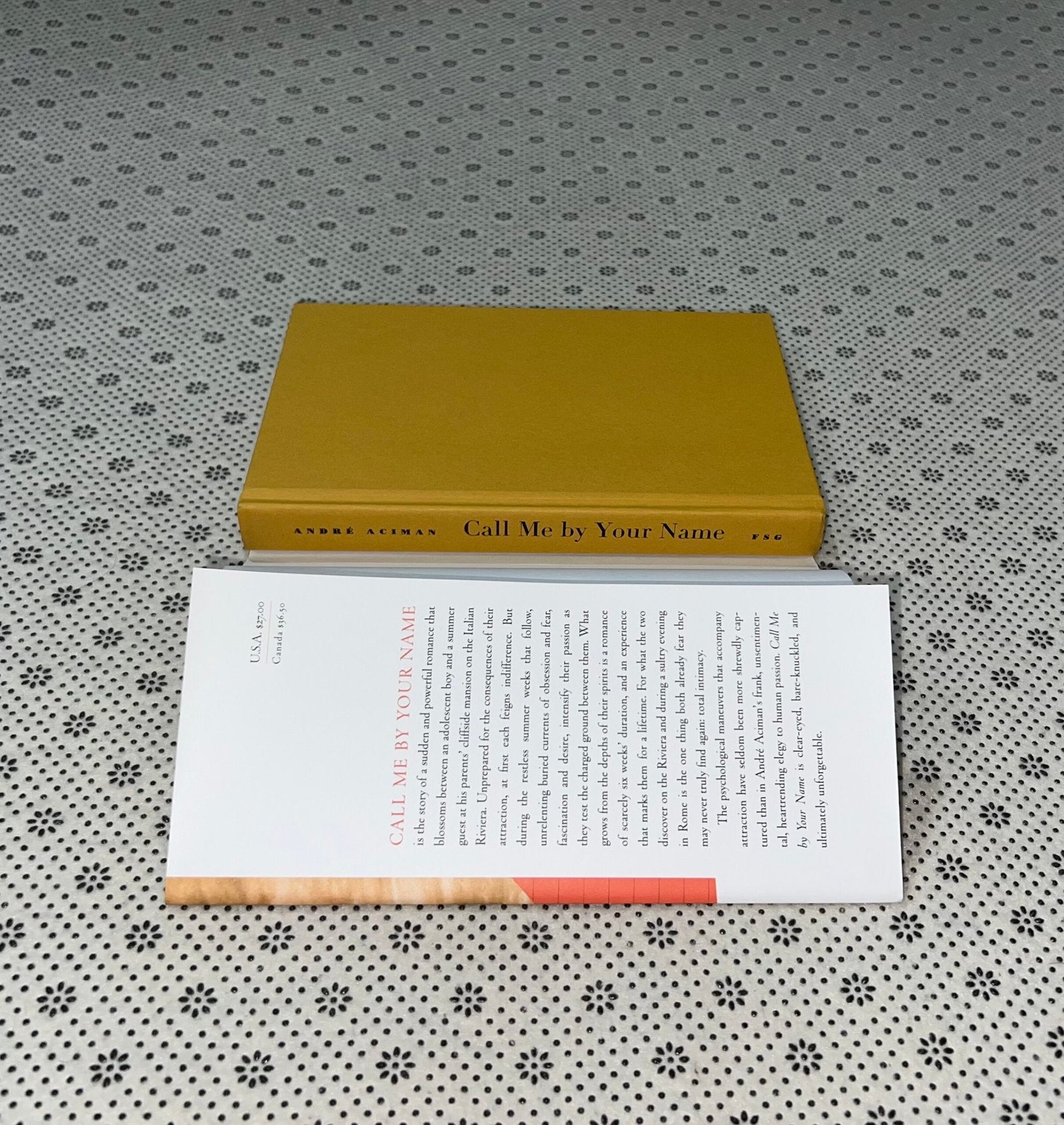 call me by your name dust jacket edition by andre aciman