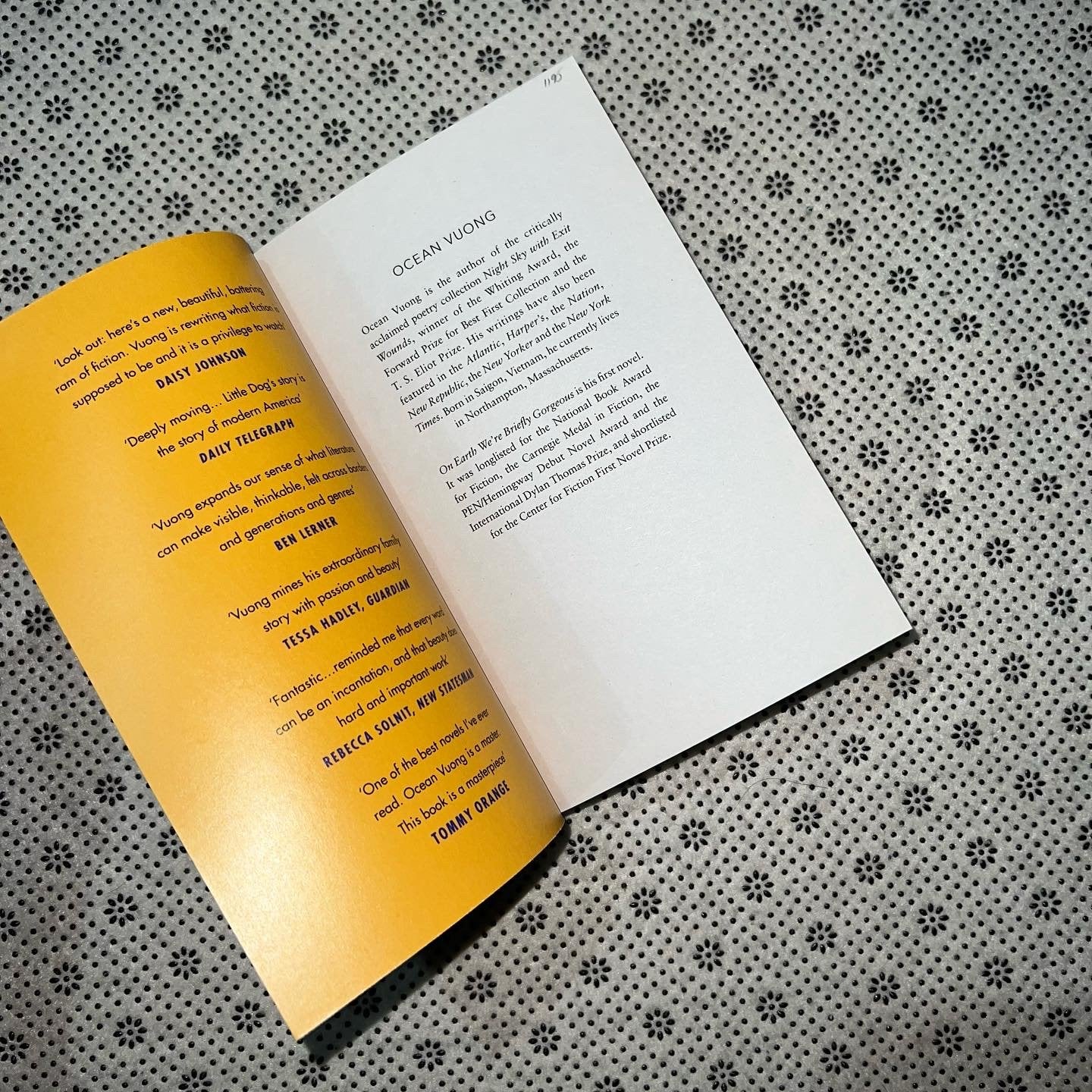 on earth were briefly gorgeous the sunday times bestseller by ocean vuong