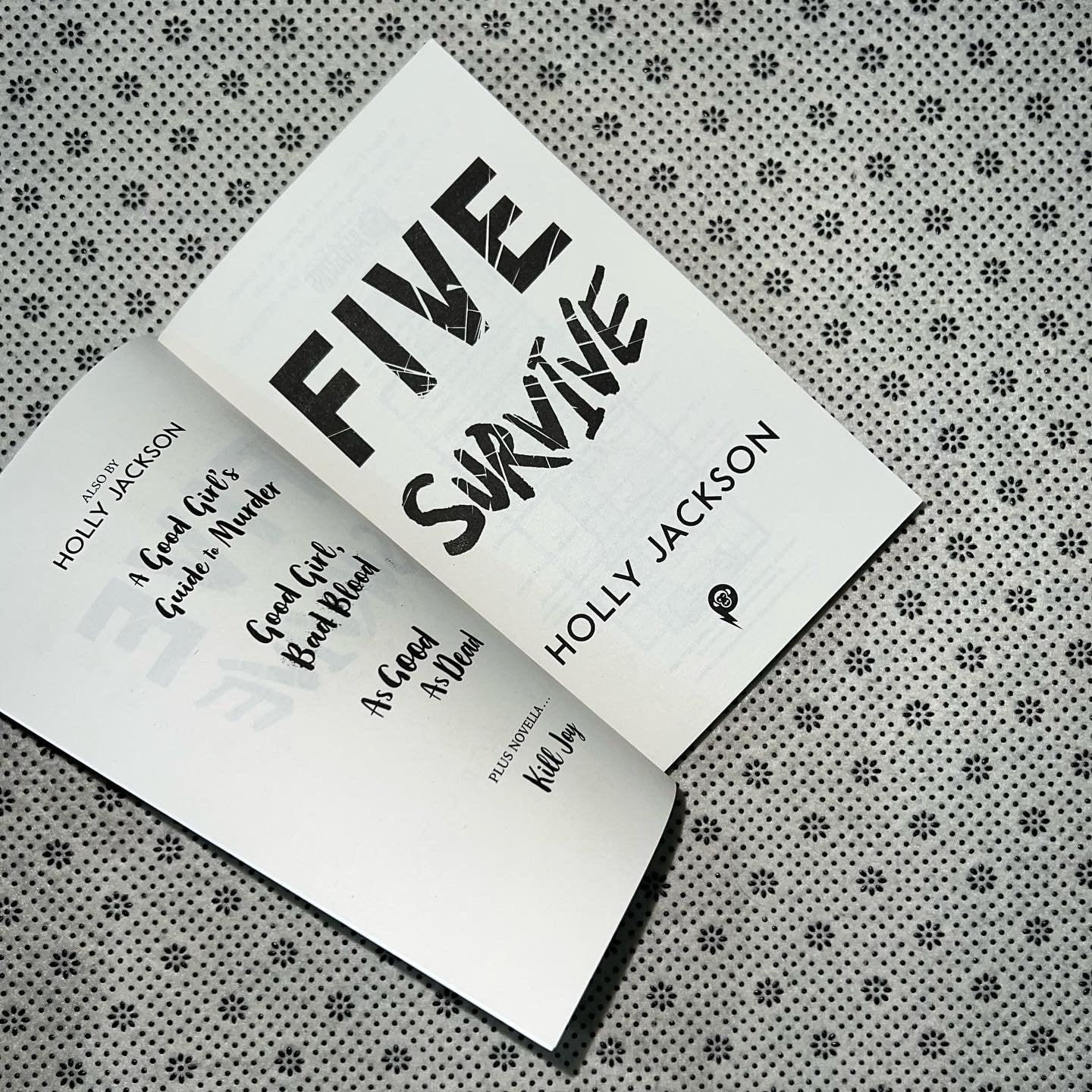 five survive by holly jackson