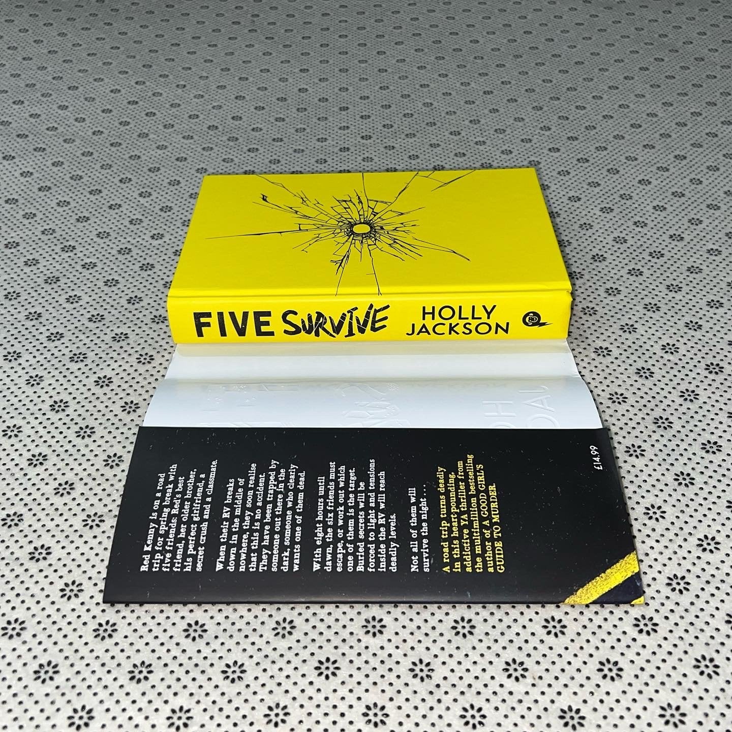five survive dust jacket edition by holly jackson