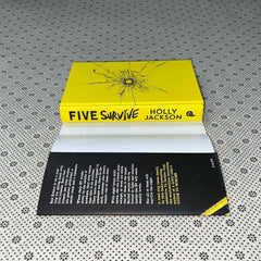 five survive dust jacket edition by holly jackson
