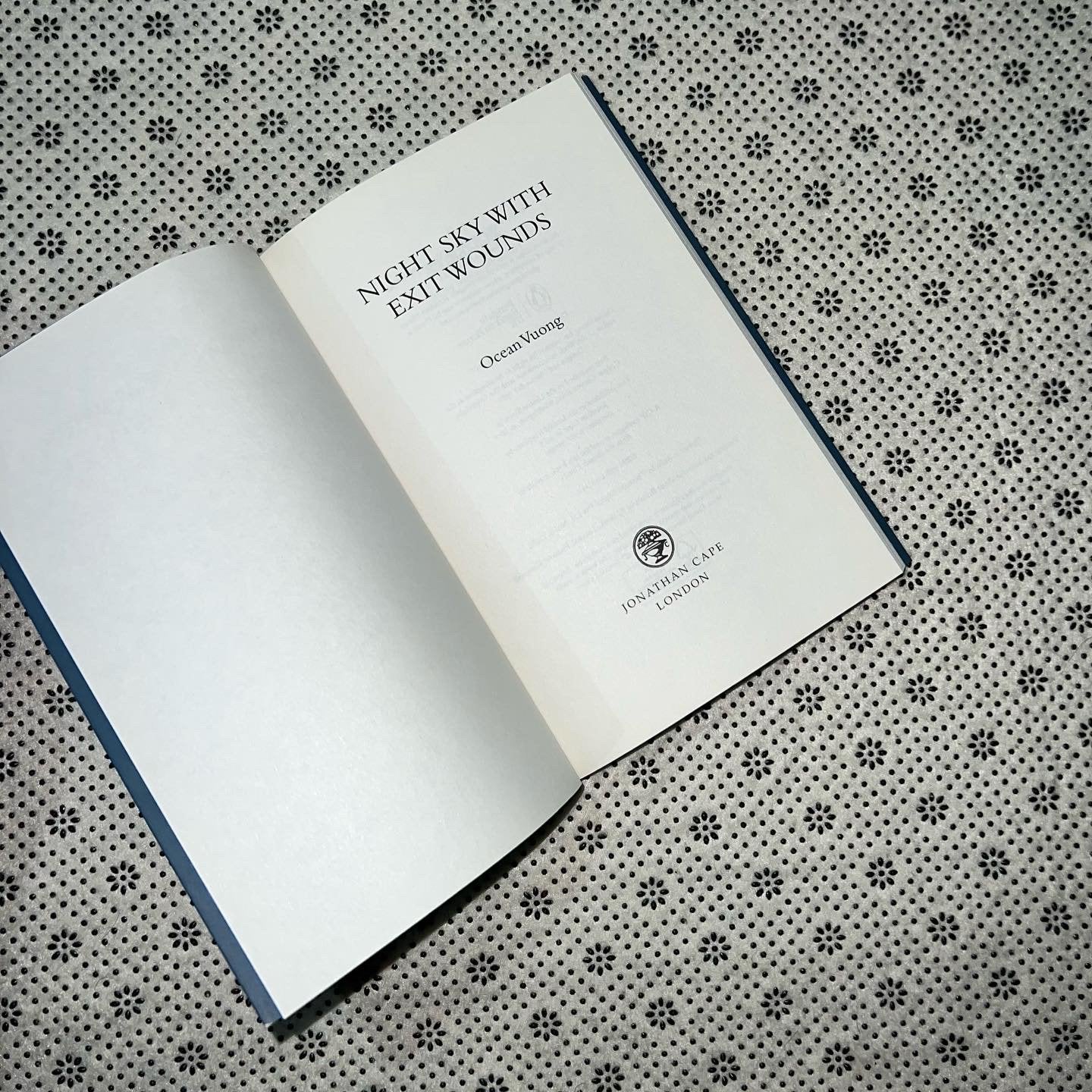night sky with exit wounds by ocean vuong