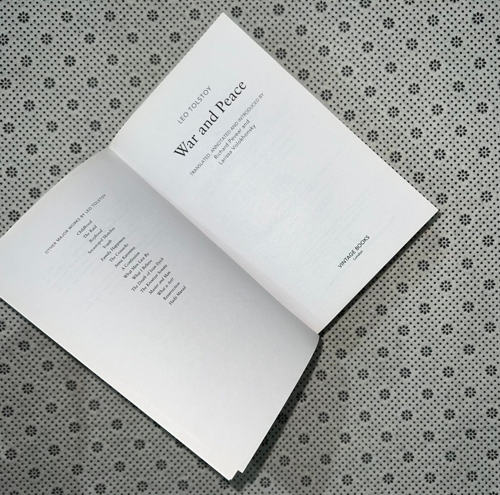 war and peace vintage classics by leo tolstoy