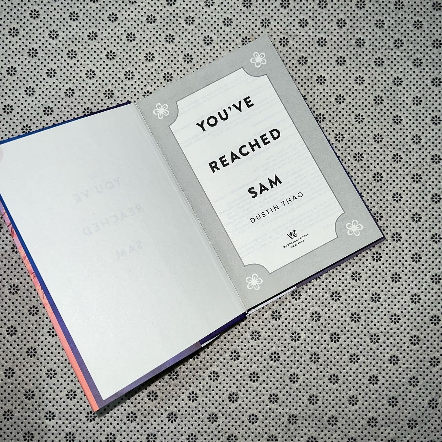 youve reached sam dust jacket edition by dustin thao