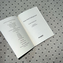notes from underground by fyodor dostoyevsky