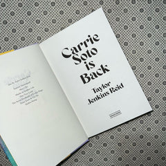 carrie soto is back dust jacket edition by taylor jenkins reid