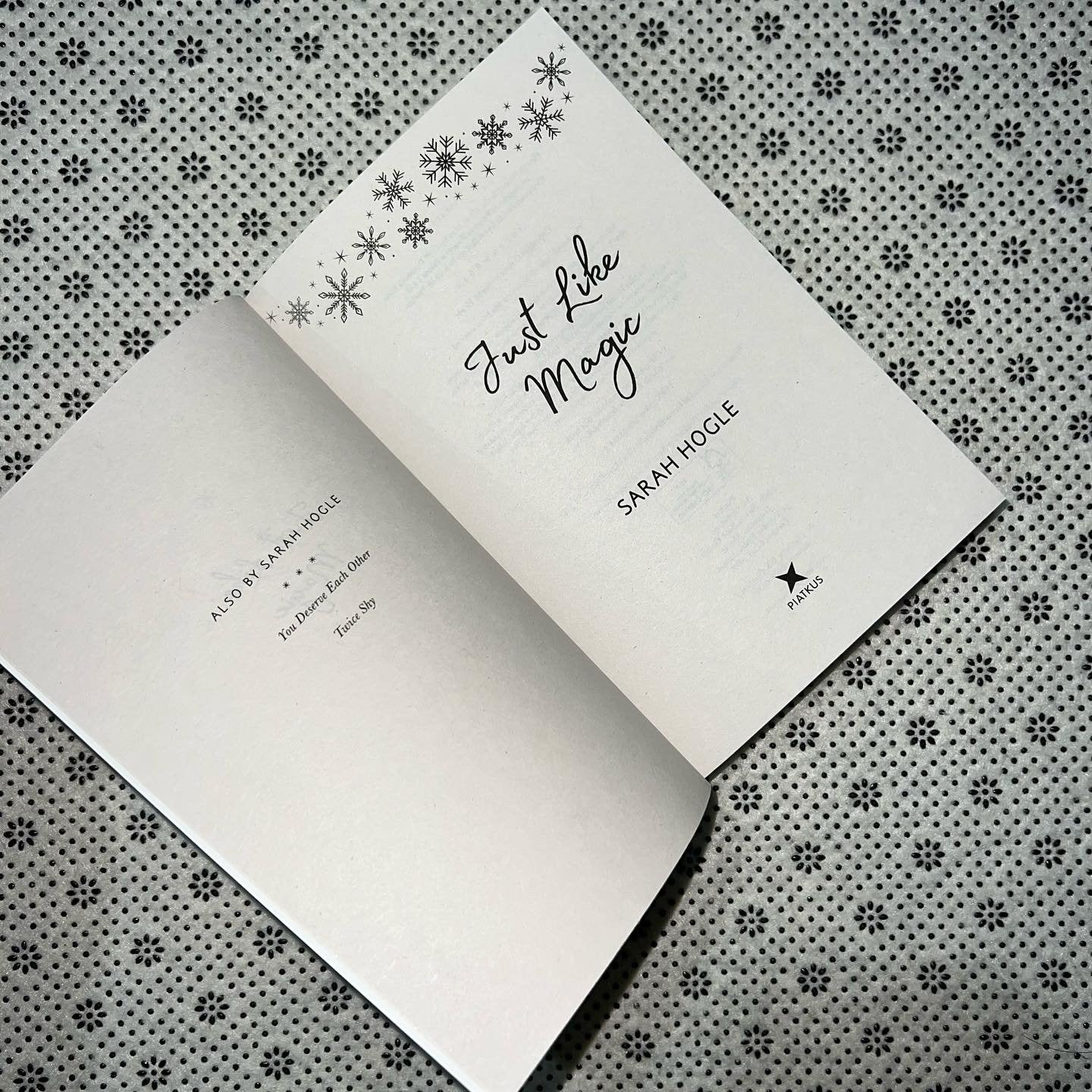 just like magic by sarah hogle