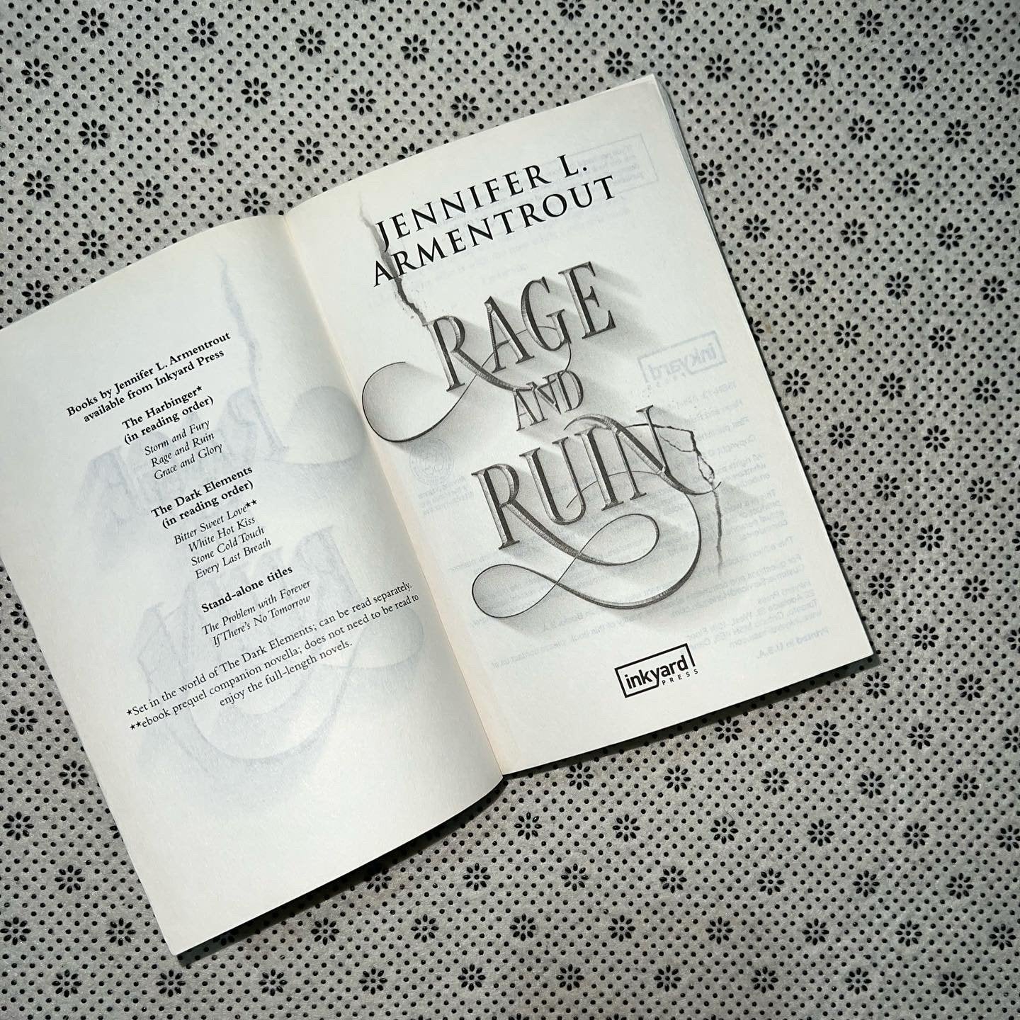 rage and ruin the harbinger series book 2 by jennifer l armentrout