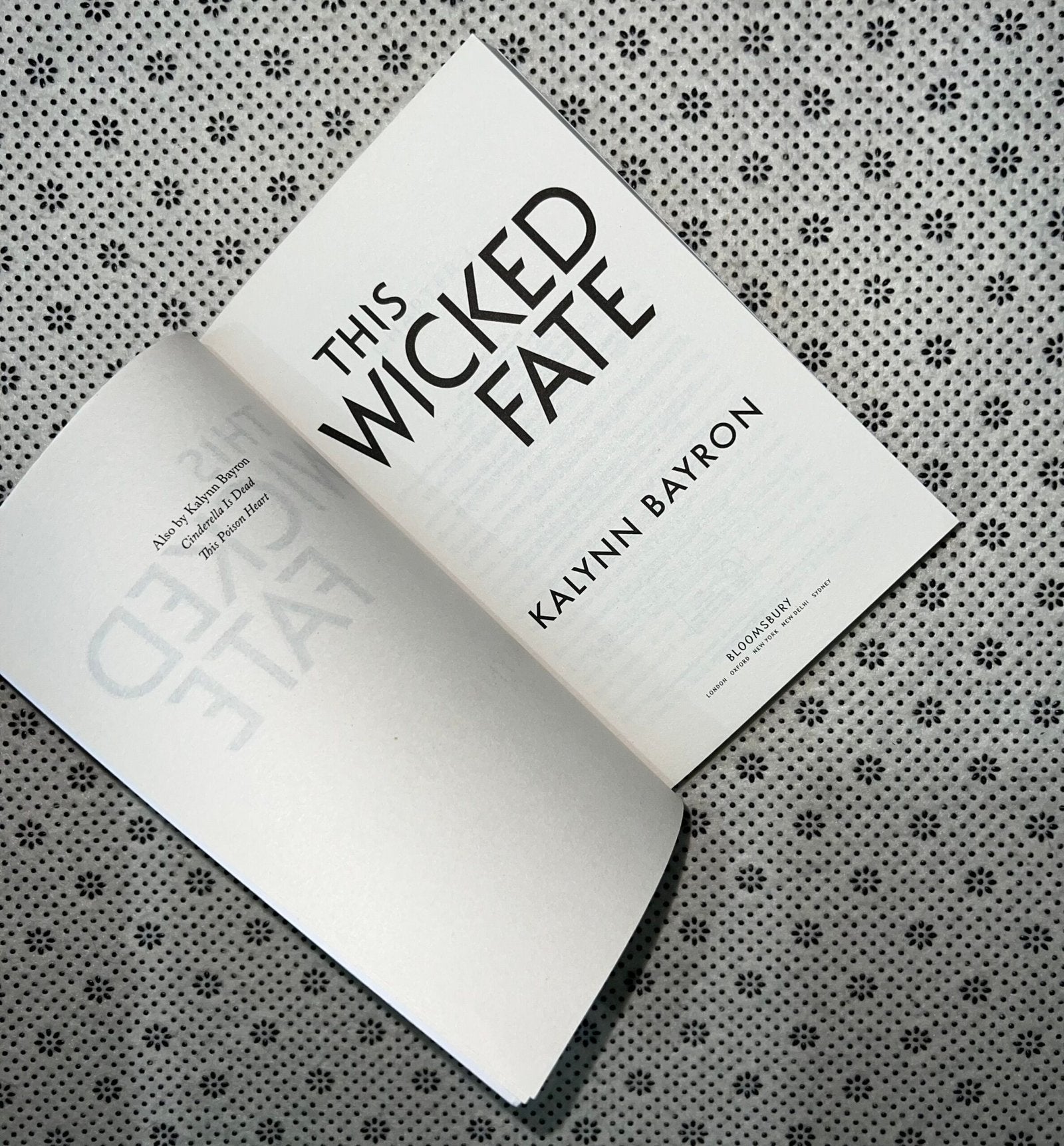 this wicked fate this poison heart series book 2 by kalynn bayron