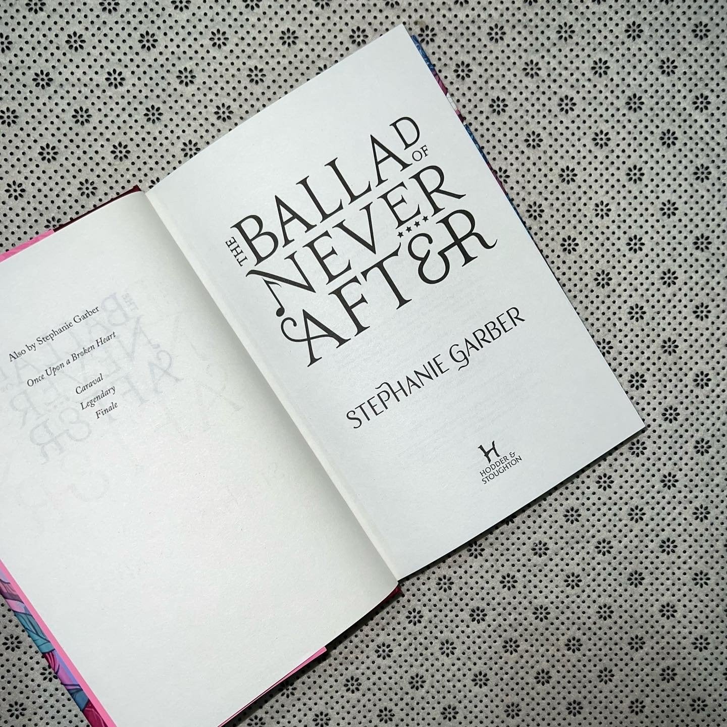the ballad of never after once upon a broken heart series book 2 by stephanie garber