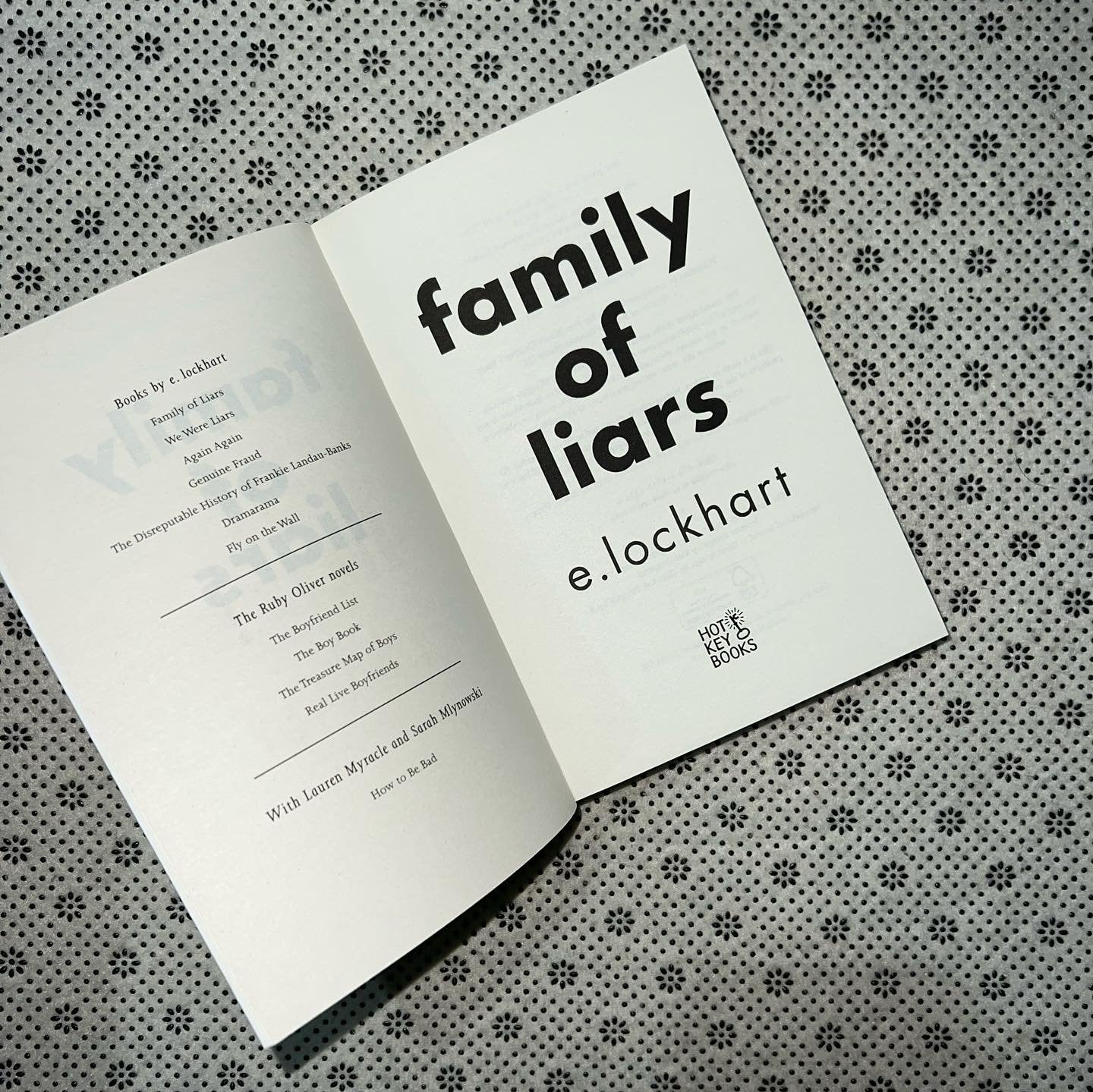 family of liars by e lockhart 1