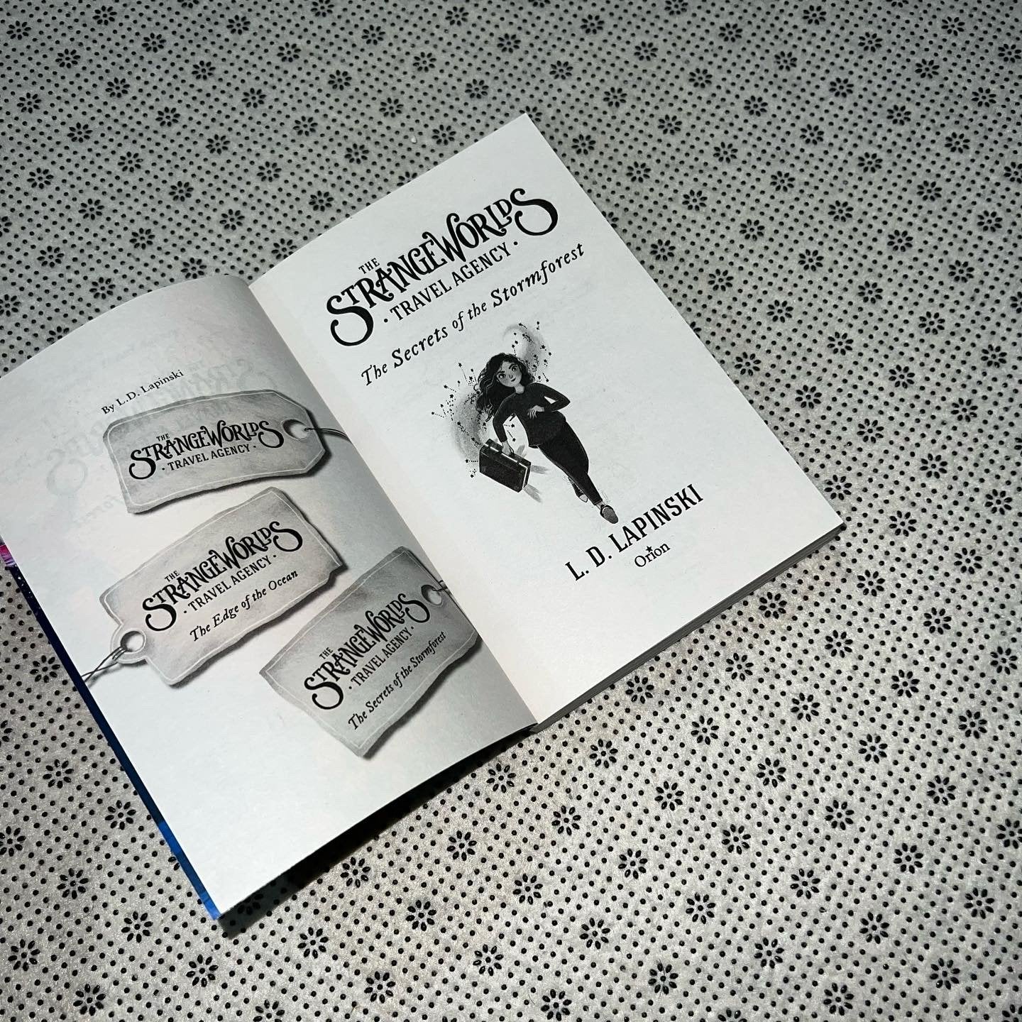 the secrets of the stormforest the strangeworlds travel agency book 3 by l d lapinski