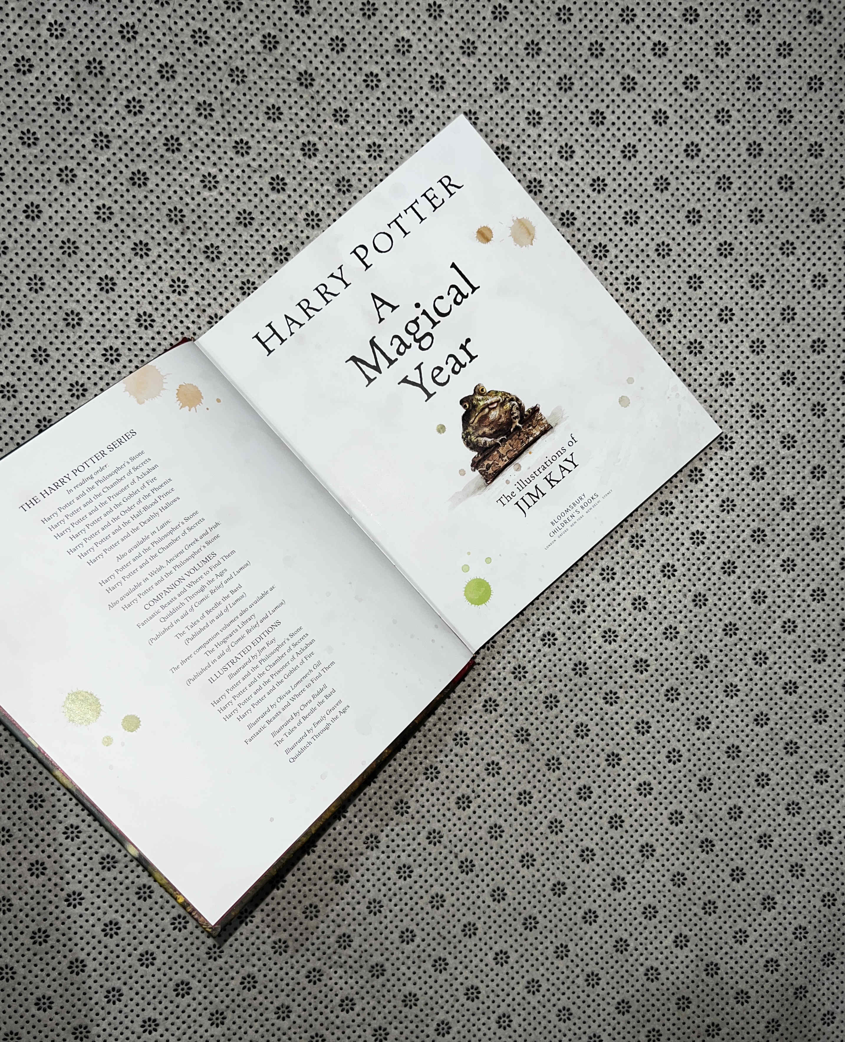HARRY POTTER A MAGICAL YEAR: the Illustrations Of Jim Kay by J.k. Rowling