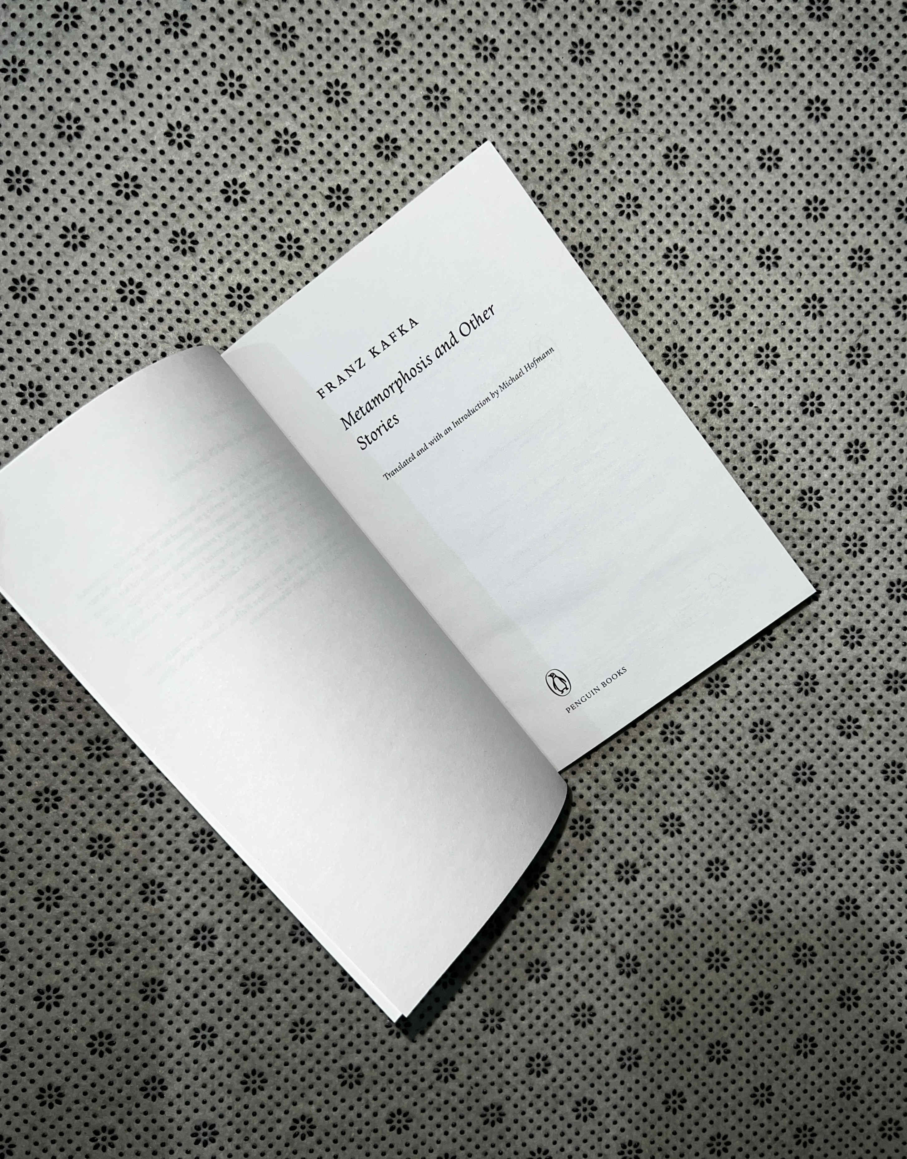 METAMORPHOSIS and OTHER STORIES by Franz Kafka