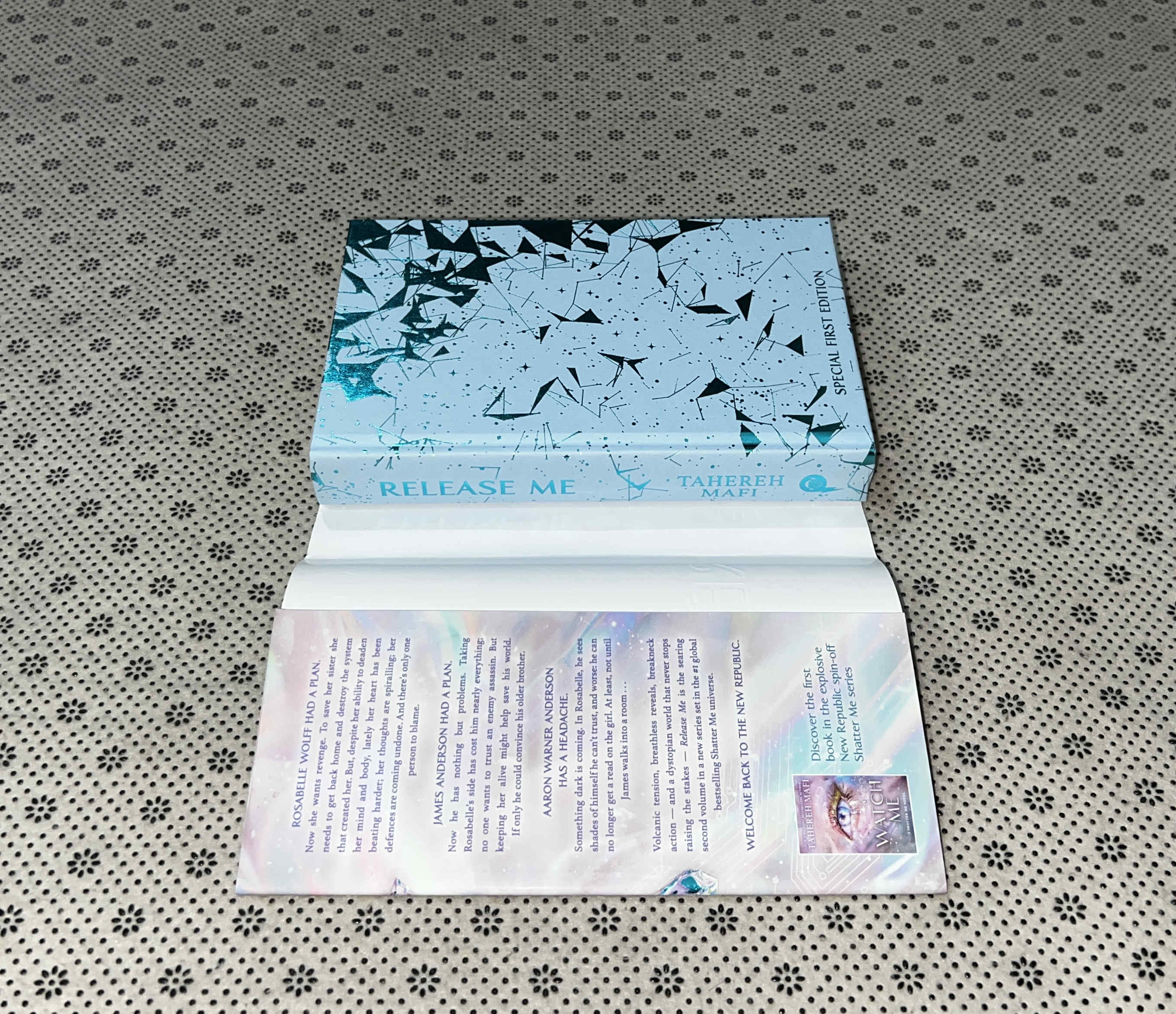 RELEASE ME: Shatter Me: the New Republic (Book 2) by  Tahereh Mafi