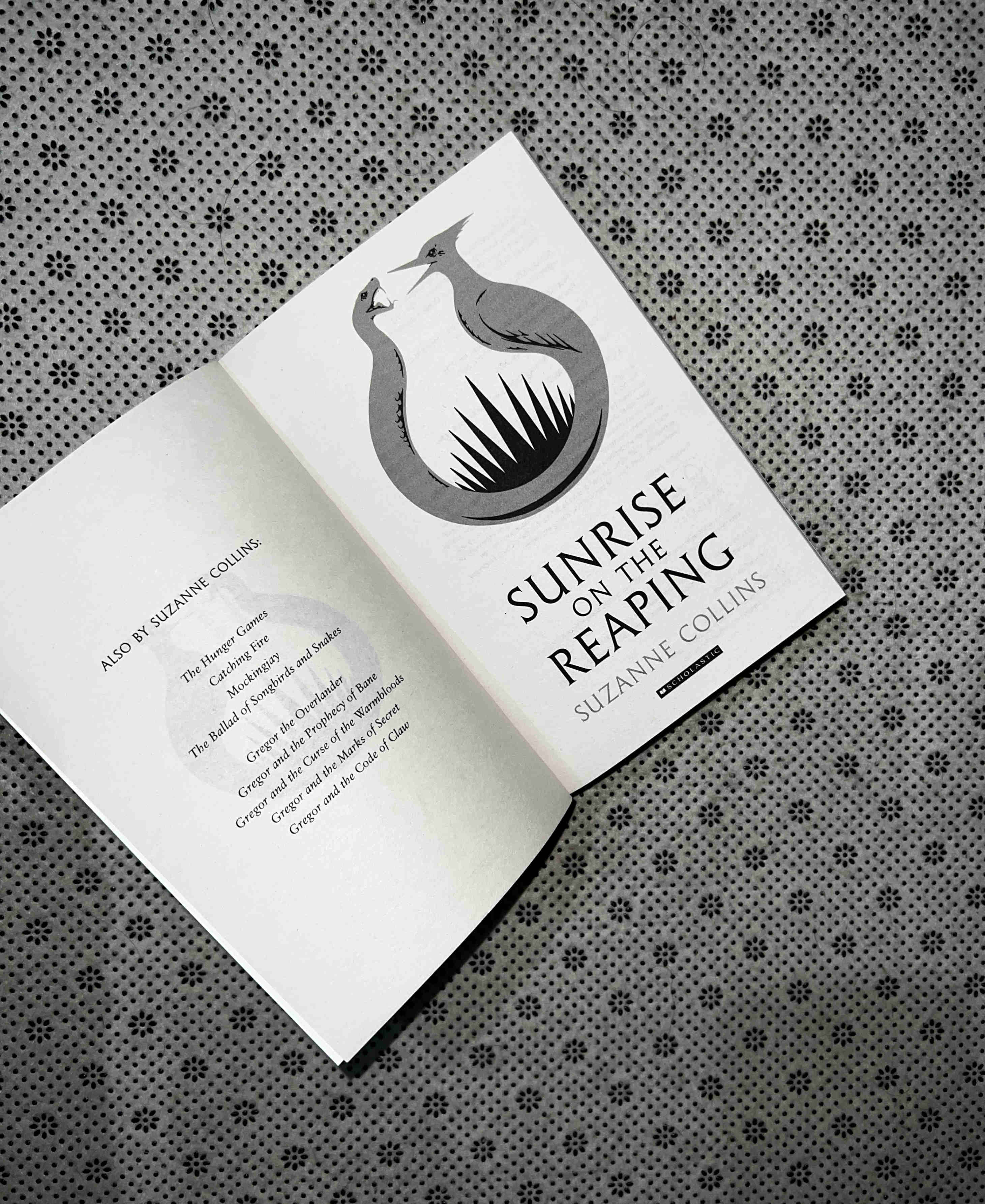 SUNRISE ON THE REAPING: A Hunger Games Novel by Suzanne Collins