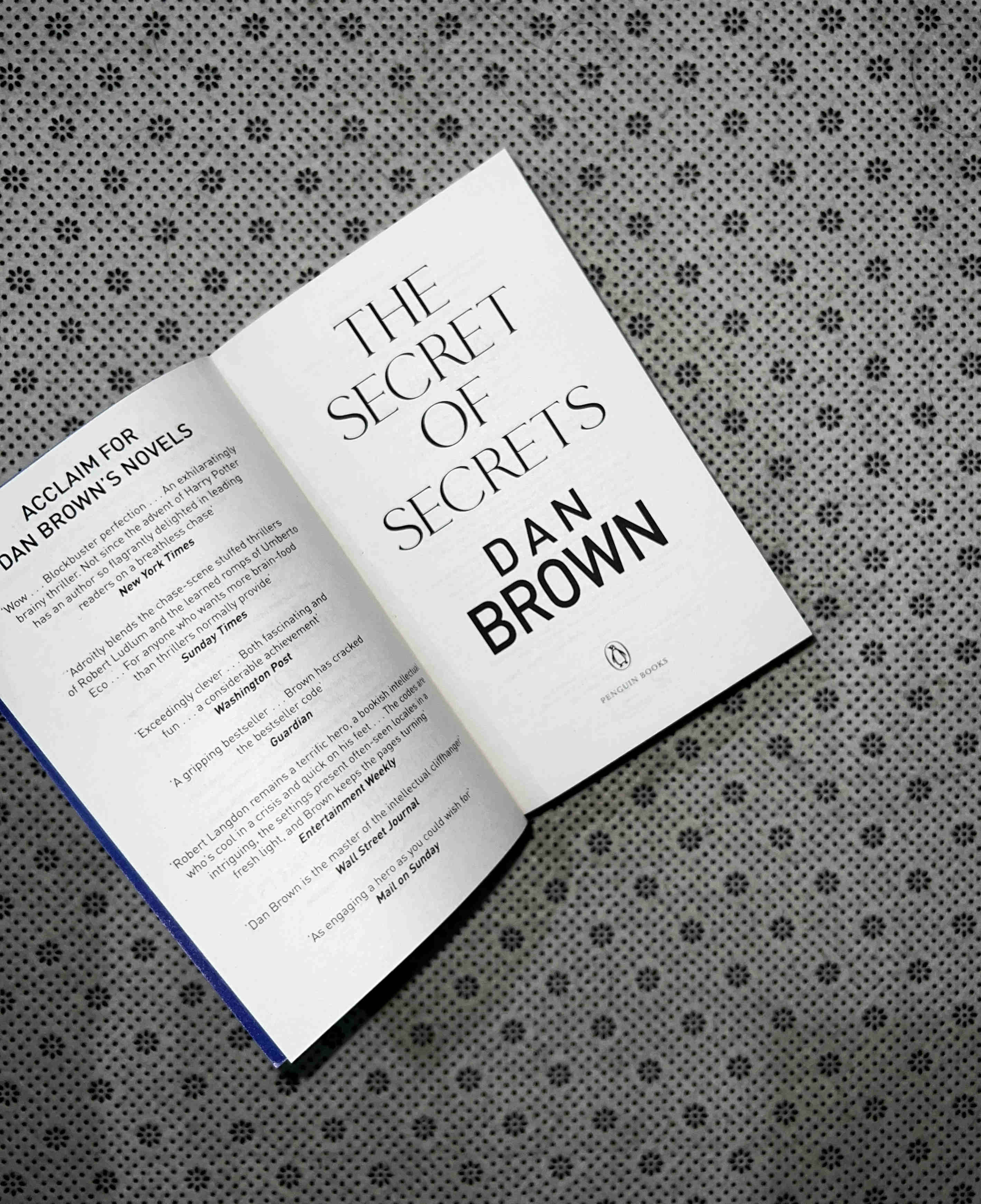 THE SECRET OF SECRETS: Robert Langdon Series (Book 6) by Dan Brown