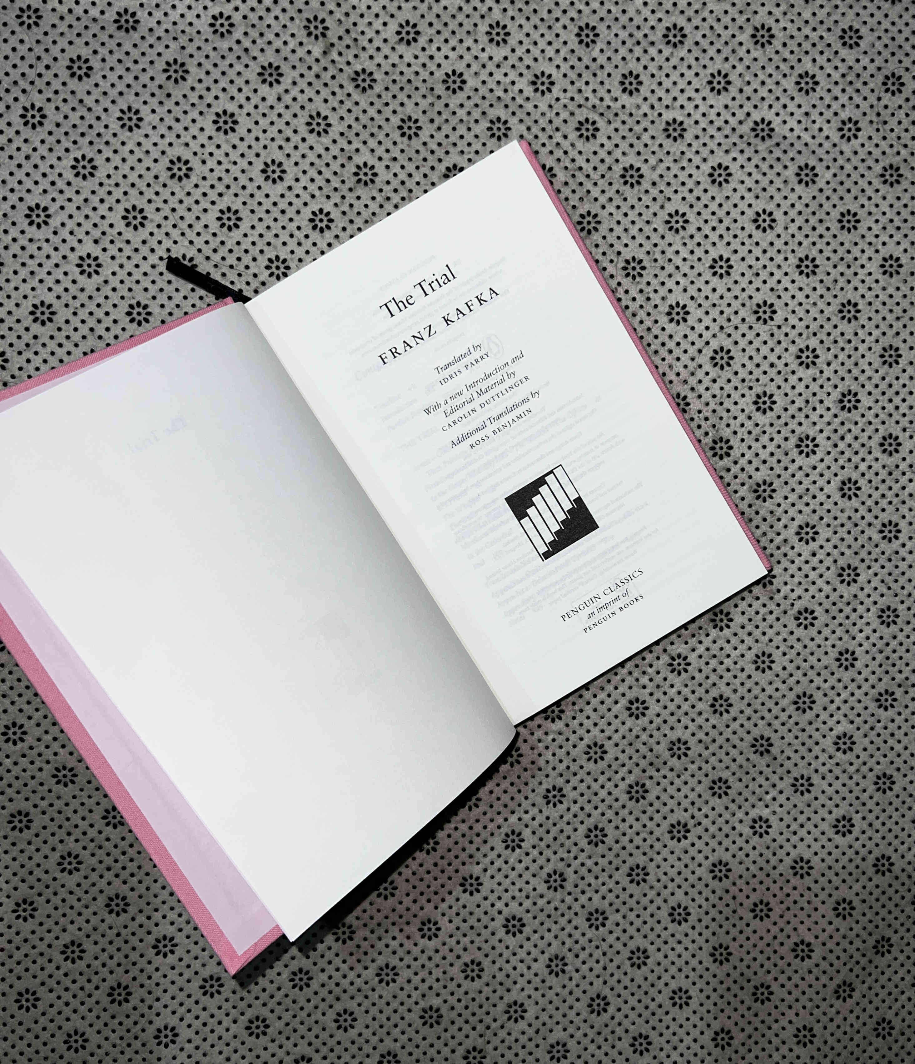 THE TRIAL by Franz Kafka