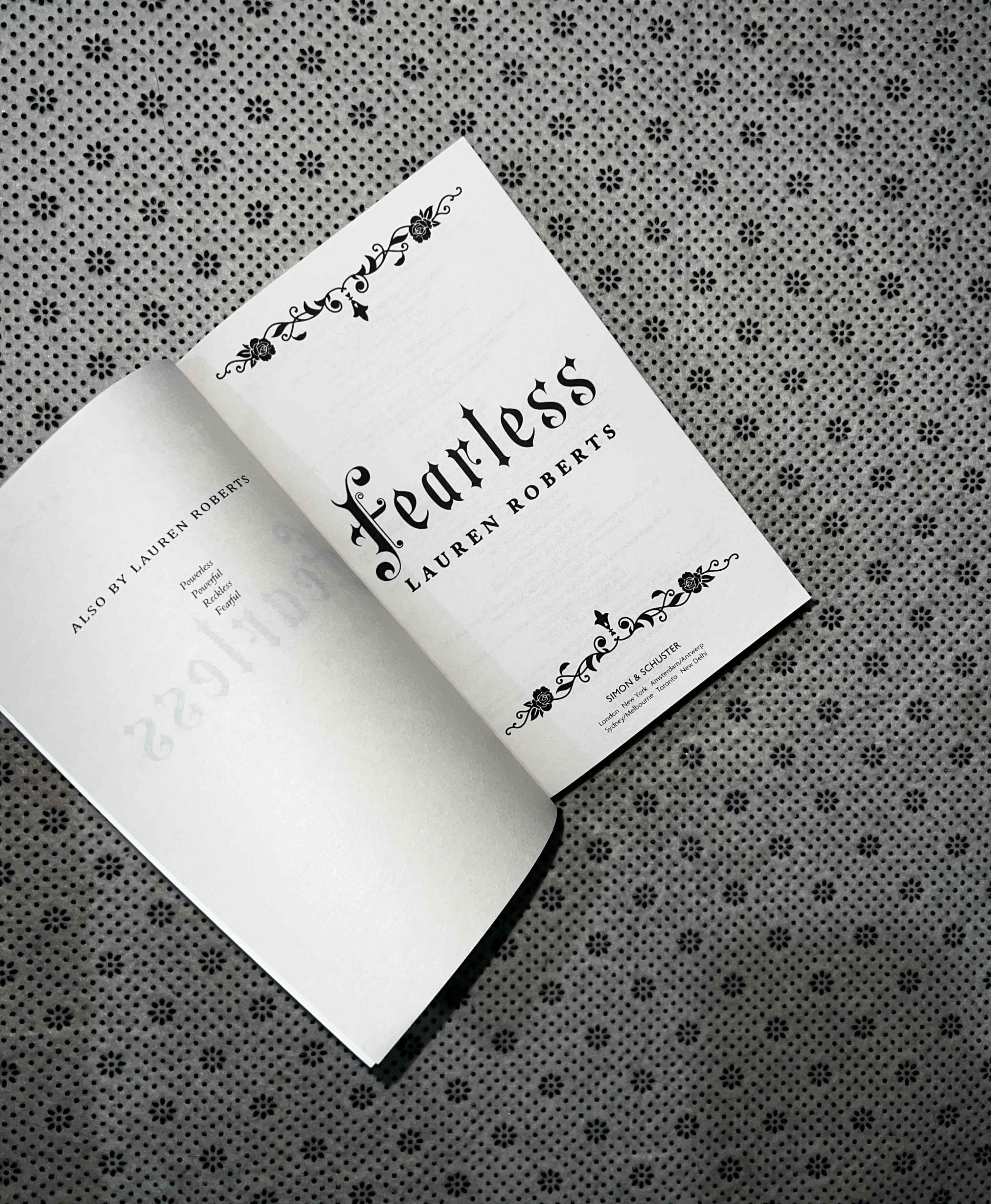 FEARLESS: The Powerless Series (Book 3) by Lauren Roberts