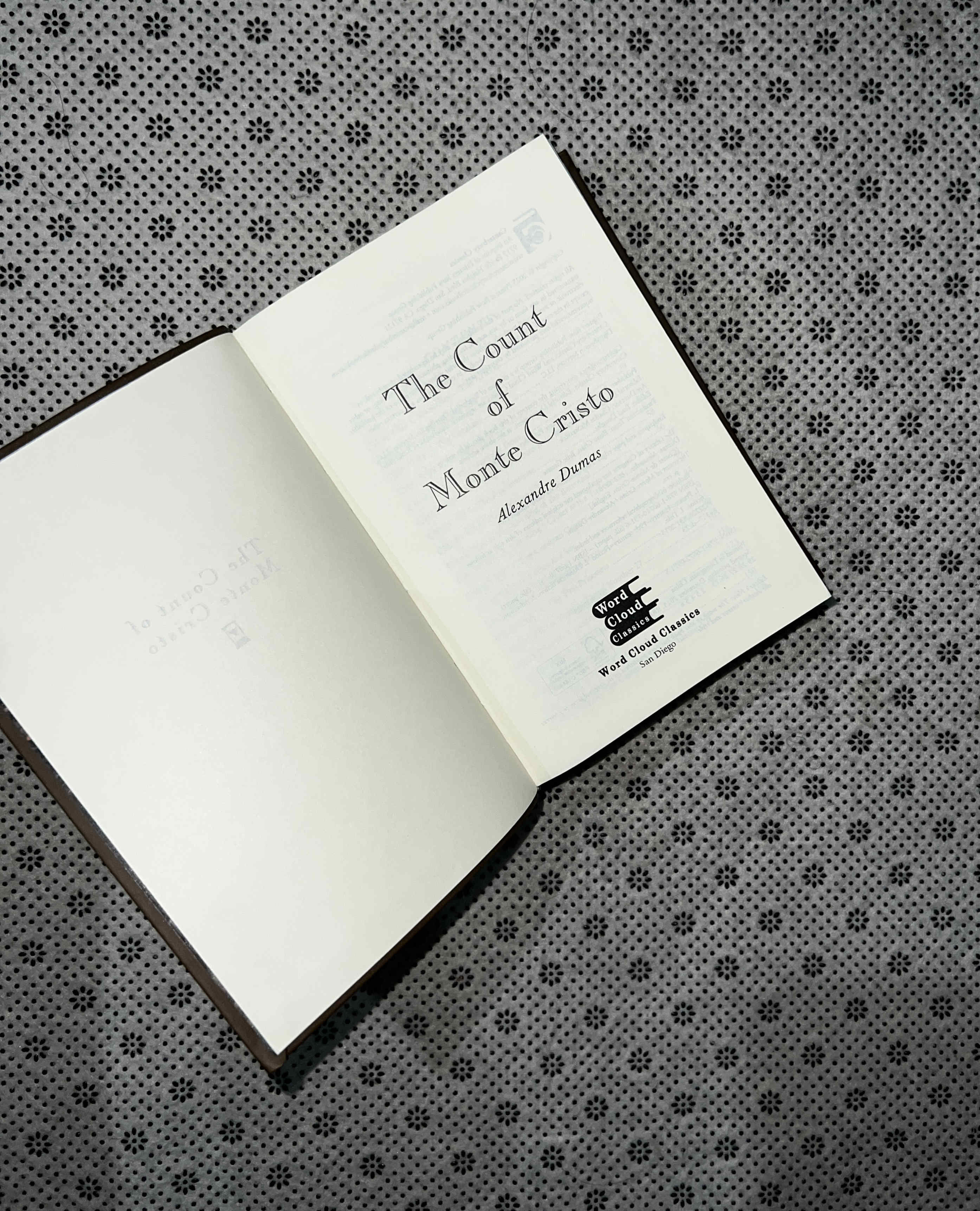 THE COUNT OF MONTE CRISTO by Alexandre Dumas