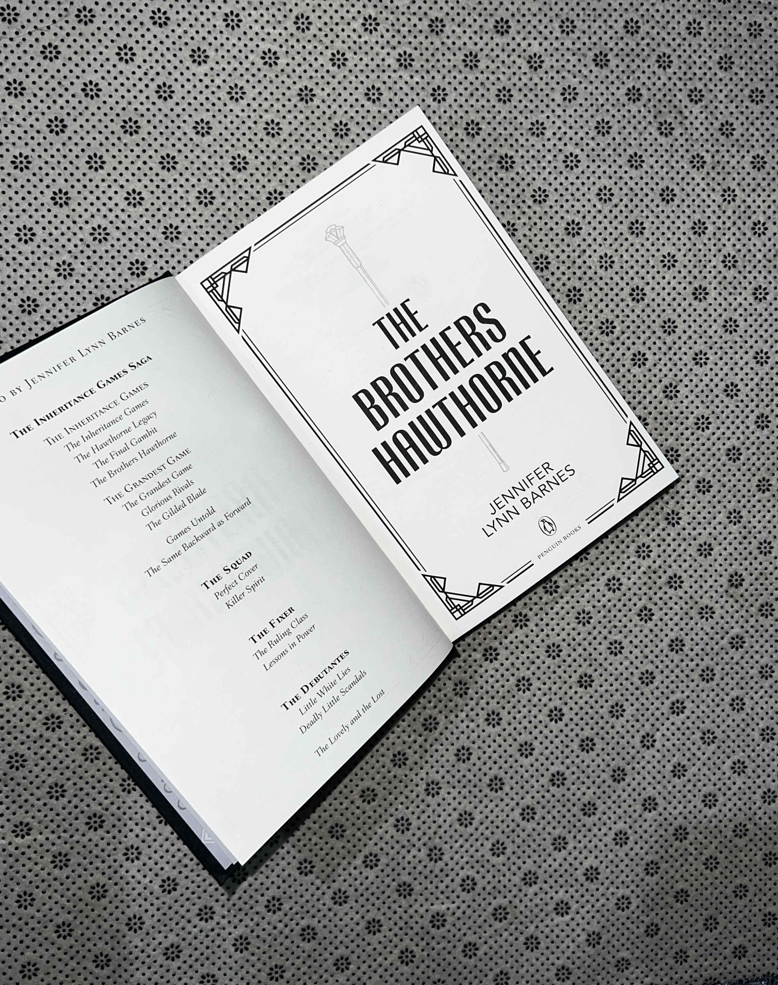 THE BROTHERS HAWTHORNE by Jennifer Lynn Barnes