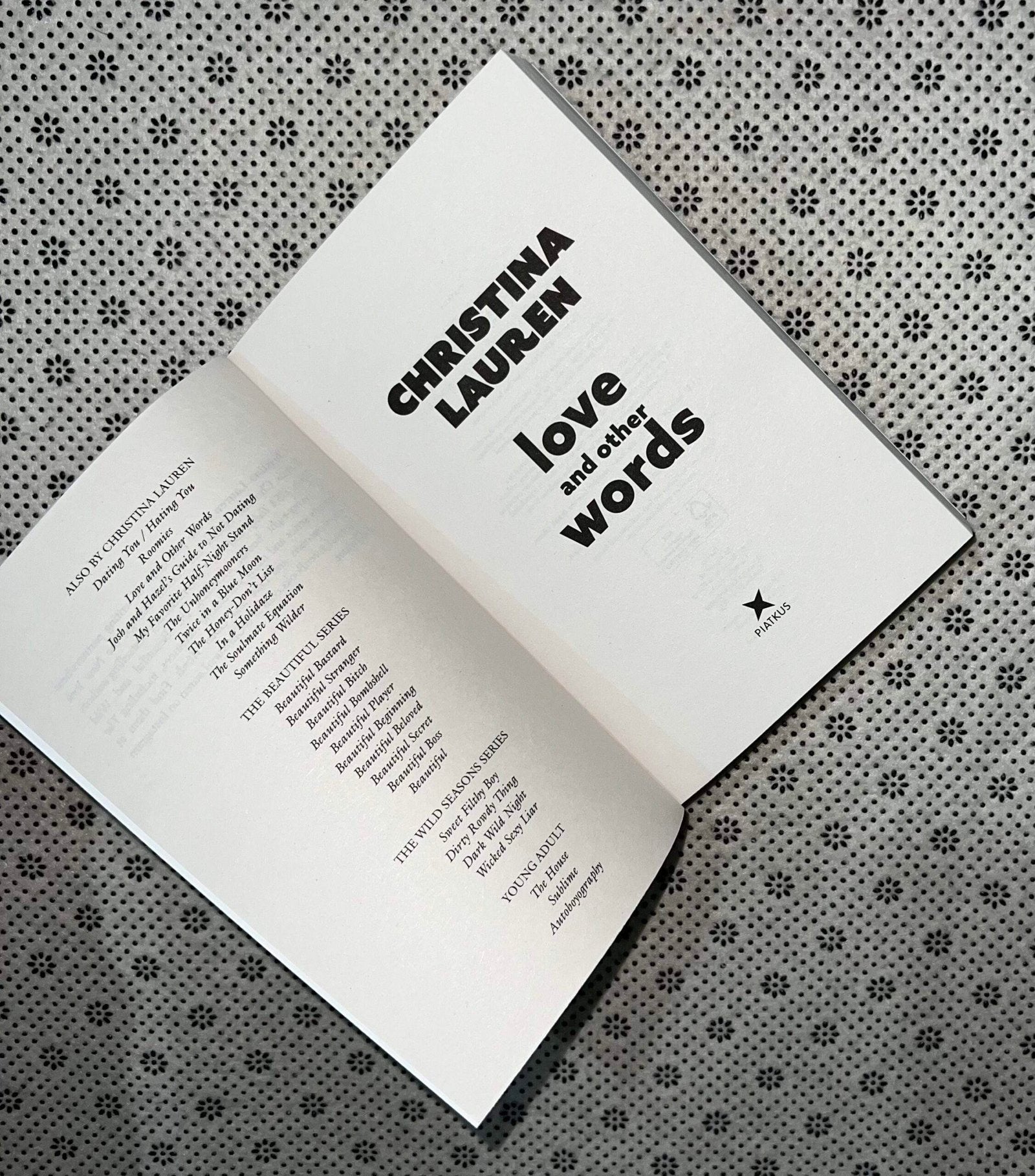 love and other words by christina lauren 1
