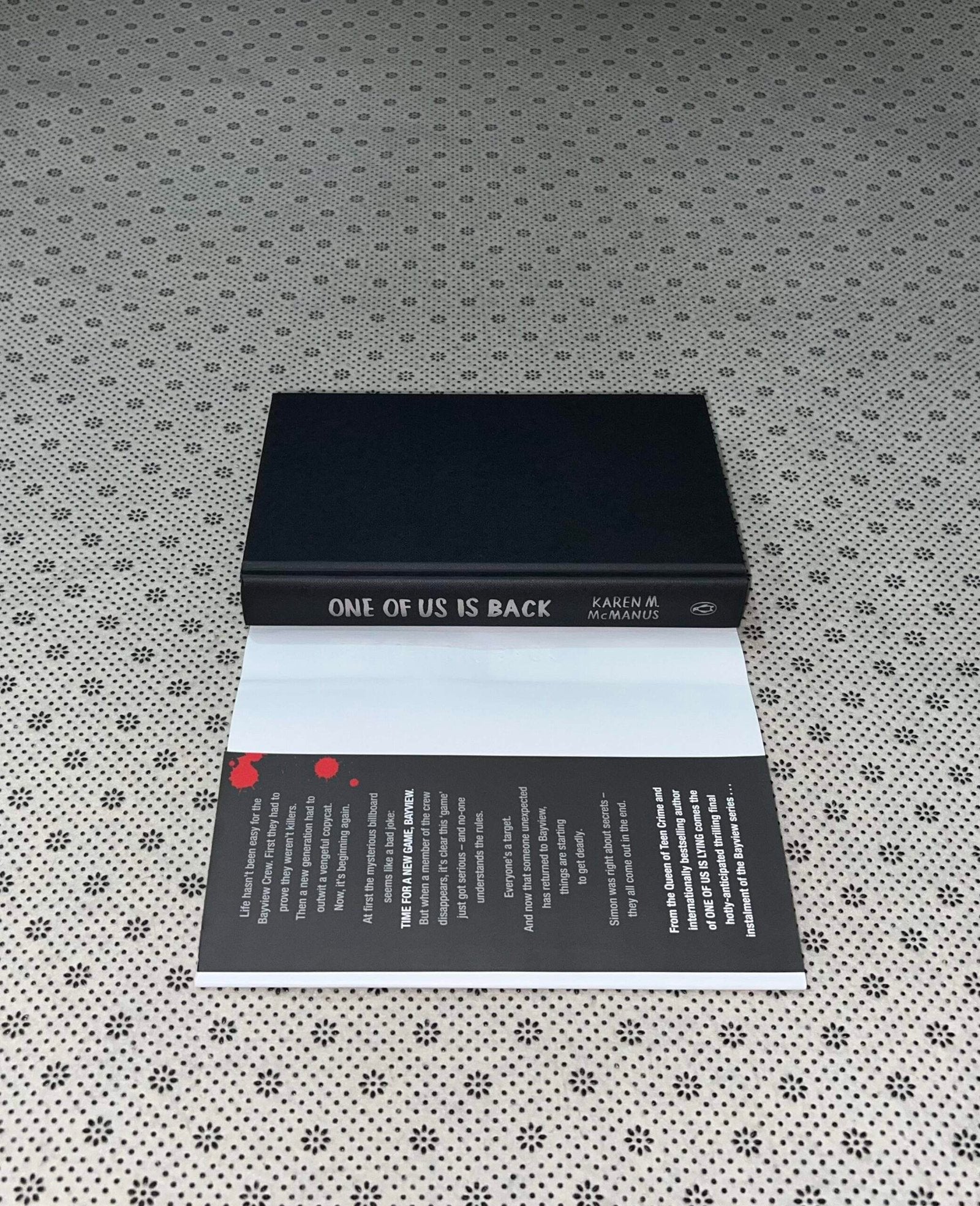 one of us is back one of us is lying book 3 coloured edges by karen m mcmanus